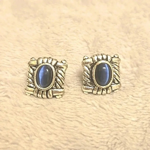 Jewelry - #339 Vintage Silver tone earring